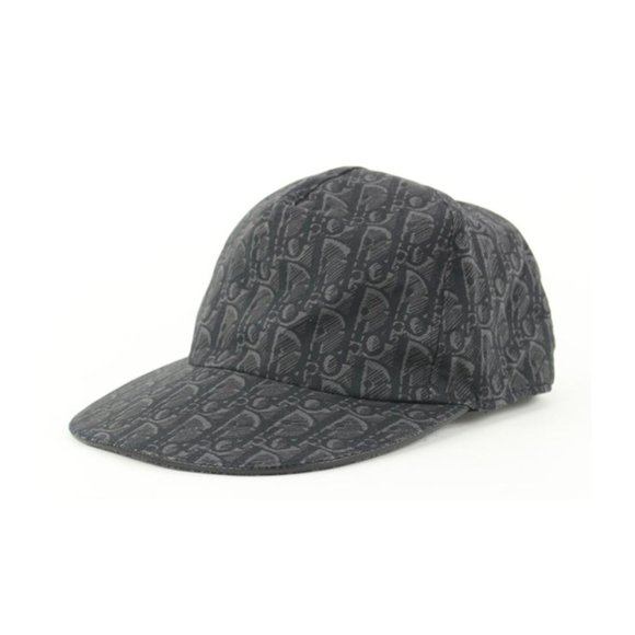 Dior Black Monogram Trotter Baseball Cap Hat - Picture 1 of 12